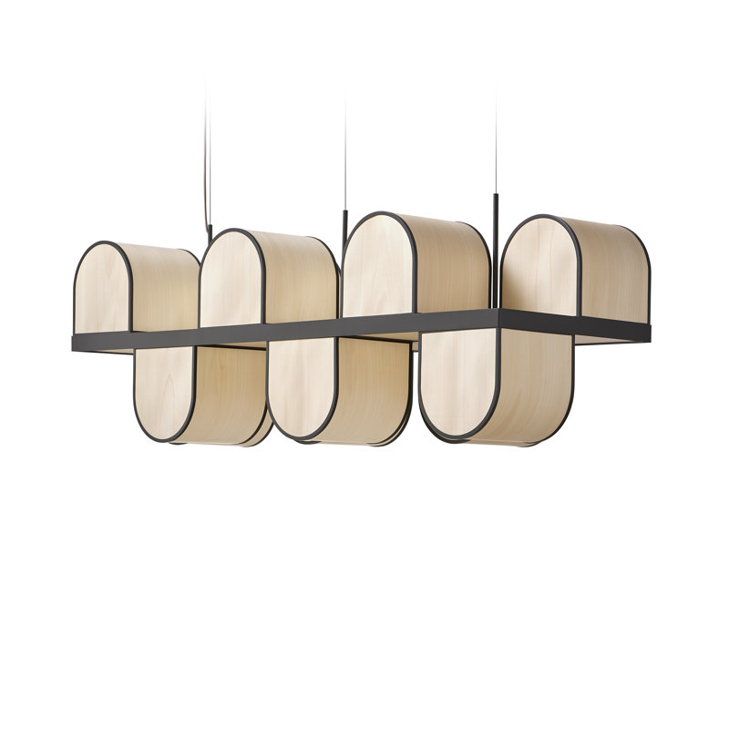 Osca 12 - Light Pendant, Earl Gray, Pale Rose