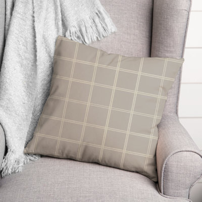 Checkered Throw Pillow