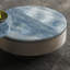 Ensemble de tables basses rondes en marbre bleu-844253071