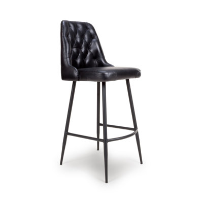 Ronja Upholstered Counter Stool with Metal Frame