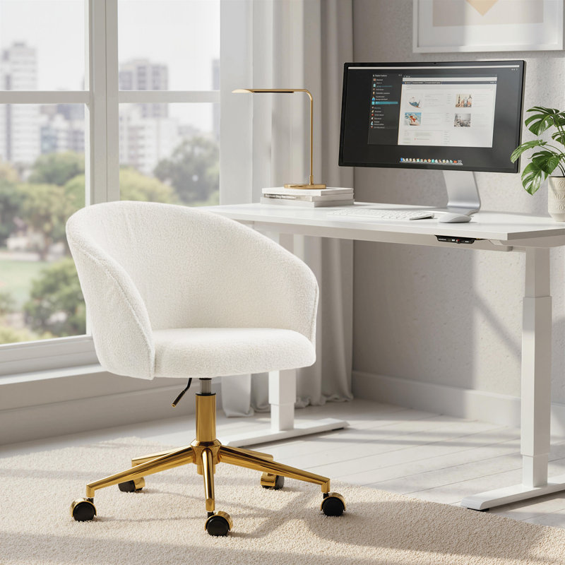 Chaise de bureau pivotante à hauteur réglable