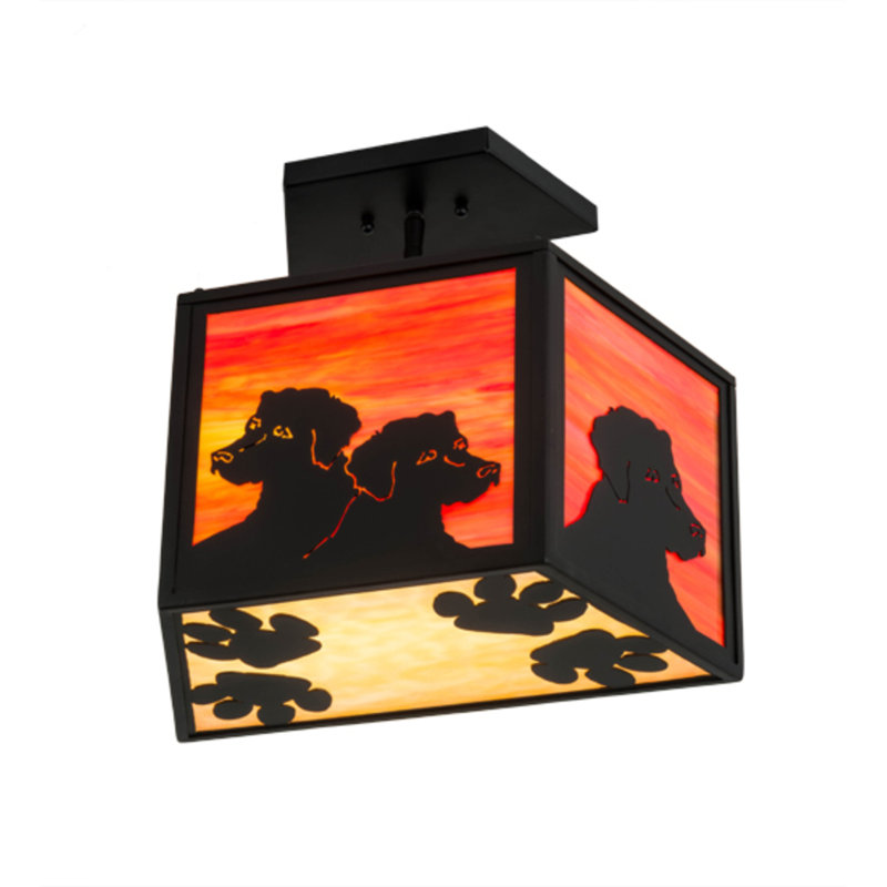 Personalized 2 - Light Semi Flush Mount