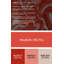 Abstrait fluide, art mural en métal rouge 64-1169939644