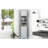 Grey Bathroom Storage Cabinet With Adjustable Shelves And Efficient Options Multi-Functional In Open Space-1920976845