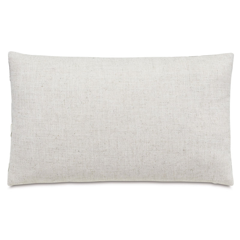 Clearview Lumbar Pillow Cover & Insert, Meander Stone