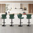 4-piece Swivel Bar Stool Set – Adjustable Height Counter Stools With Back