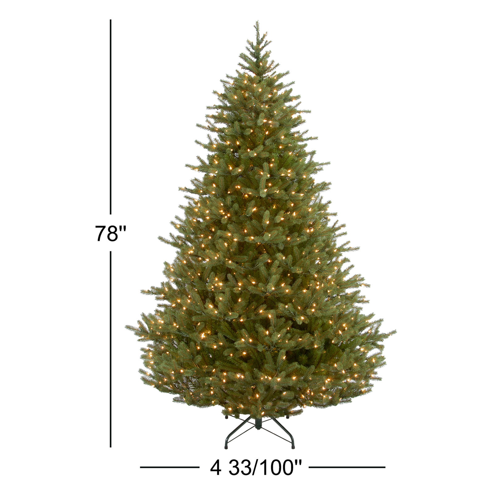 6.5' Pre-Lit Fir Tree