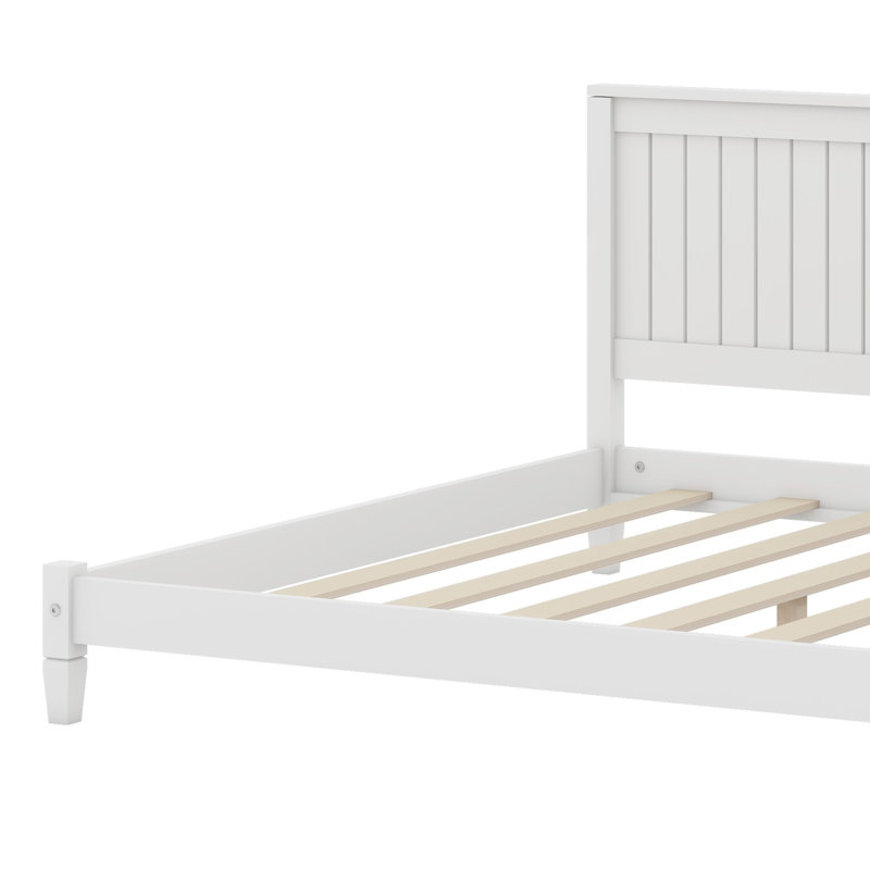 Lit de jour / canapé en bois, Blanc, Lit double