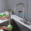 Robinet de cuisine rétractable à poignée simple avec accessoires-55457929