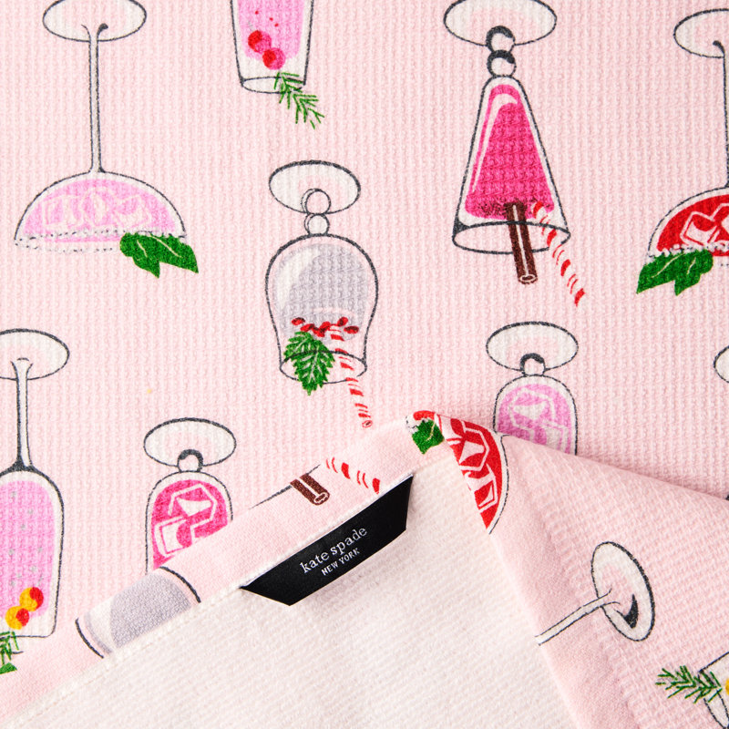 Ensemble de 4 serviettes de cuisine KATE SPADE à New York Holiday