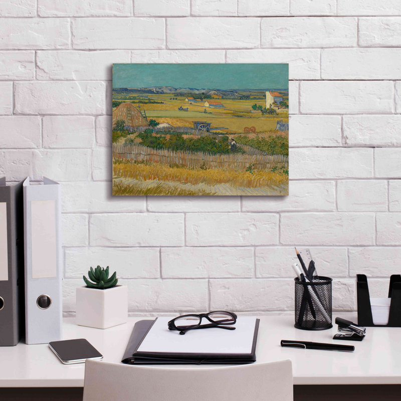 La récolte sur toile par MASTERS, H 12 po x l 16 po x P 0,75 po