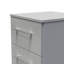 Fully Assembled Louberta 3 Drawer Bedside Cabinet-1339505418