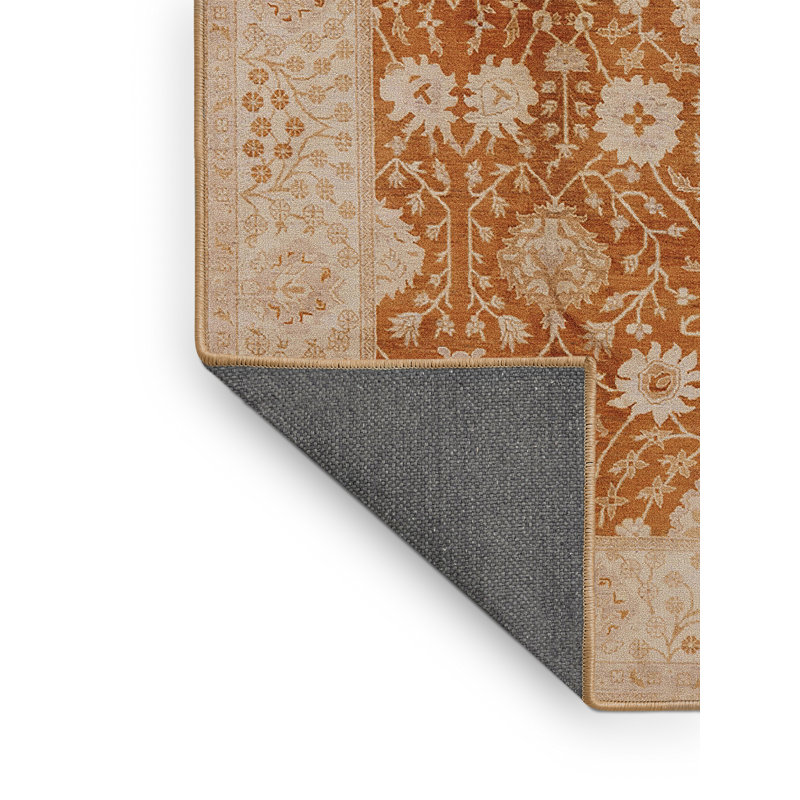 Tapis oriental brun / ivoire Palni, Tapis de couloir 2 pi x 5 pi