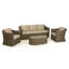 Balch 3 Seat Rattan Sofa Set