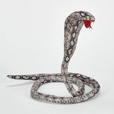 Life-Size King Cobra Snake Statue - Design Toscano