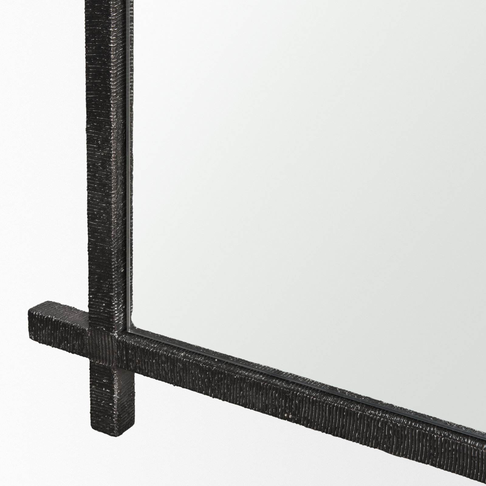 32" Accent Mirror, Black