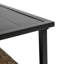 Ensemble de conversation modulaire basse pour patio 4 pièces, canapé d'angle avec coussin-1930472876