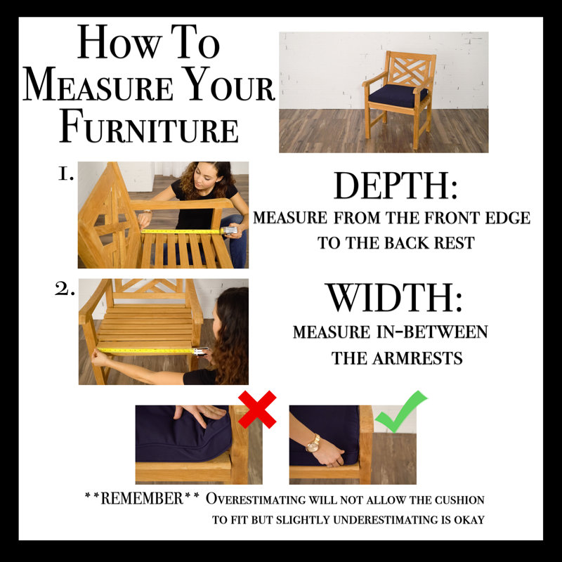 Outdoor 3'' Chaise Lounge Seat / Back Cushion, 3" H x 21" W x 78" D, Navy