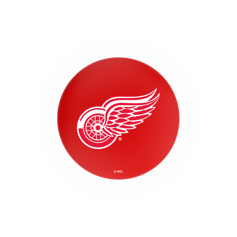 NHL 25" Swivel Bar Stool with Cushion, Detroit Red Wings, 30"