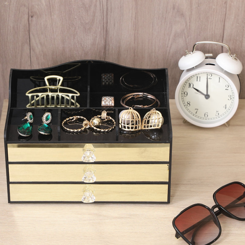 Decorative Cufflinks Ring Jewellery Box
