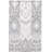 Ikat Hand Tufted Wool/Cotton Ikat Rug in Ivory/Gray-1433341701