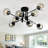 6-lights Glass Globe Sputnik Chandelier-2140676894-2140676889