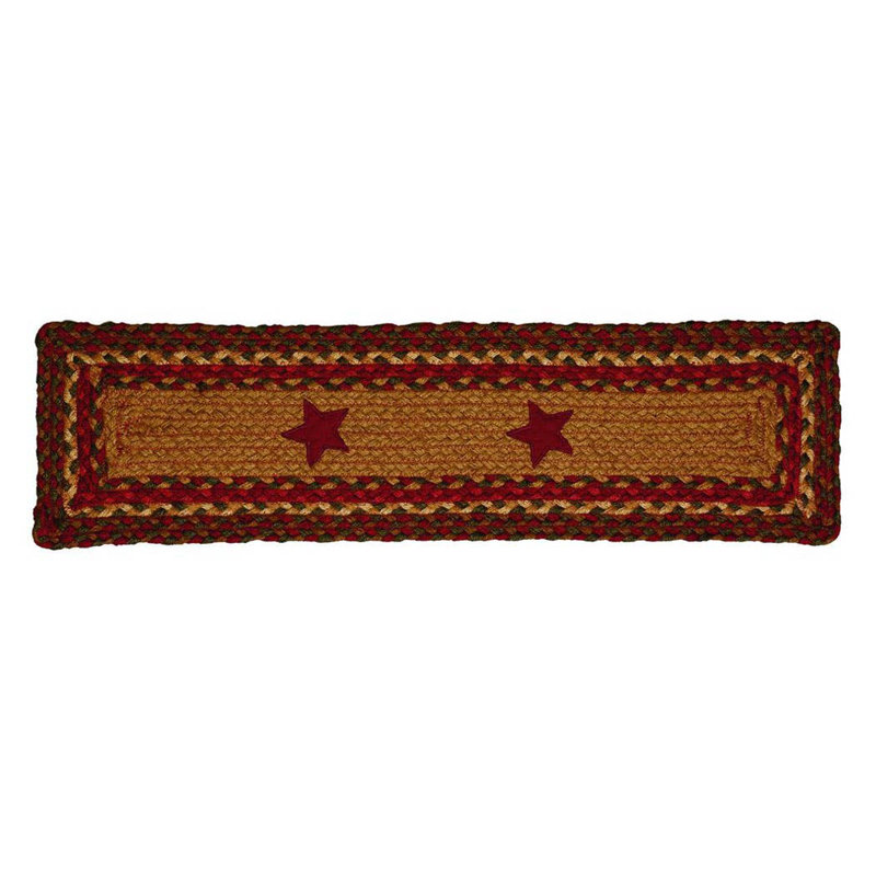 Tapis Fredreck, Brun / Rouge / Vert