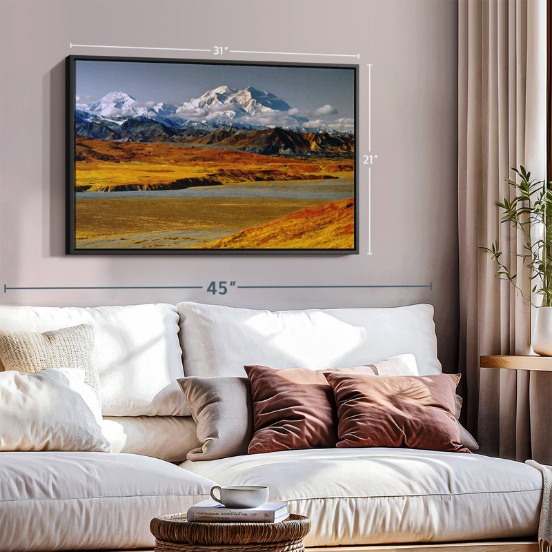 Impression sur toile Golden Denali Freidin, H 21 po x l 31 po