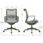 Ergonomic Swivel Mesh Home Office Chairs With Wheels, Adjustable Backrest, Seat Height, And Tilt Function-253352051