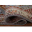 Tapis de couloir oriental bleu 3x8