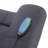 Dark Blue Polished Microfiber Power Nirion With Recliner Function With Lift, Heatingand With Massage Function Chair-929112940
