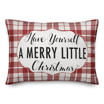 Plaid Reversible Throw Pillow