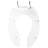 9500SSCT Open Front Toilet Seat, No Cover, Steel Slow Close Hinges, ELONGATED, Plastic, White