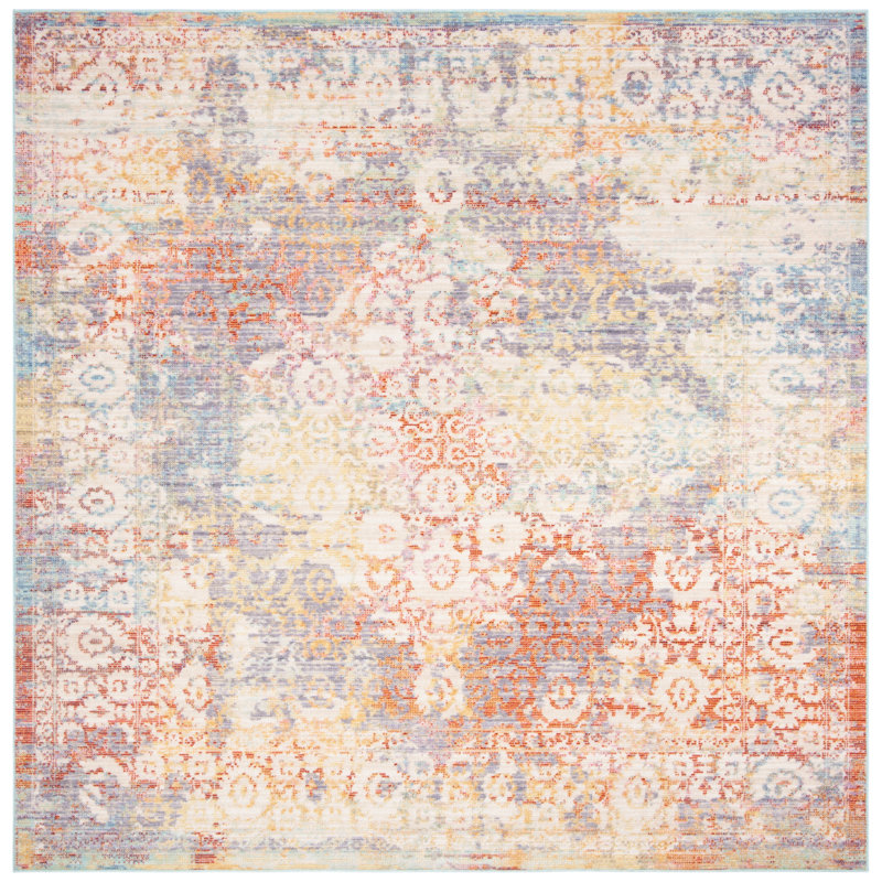 Tapis performance oriental Chauncey, Carré 6 pi