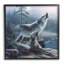 «Howling Wolf and Pup Landscape» par Kevin Daniel - Peinture-91305258