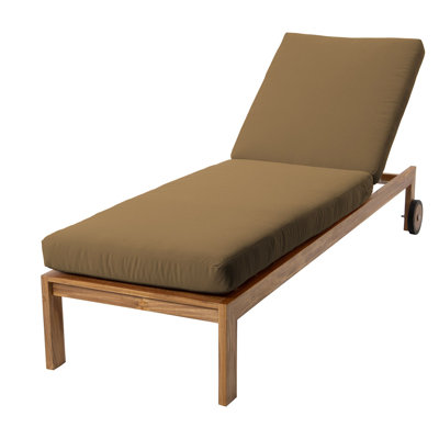 Venice Outdoor Teak Chaise Lounge