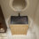 Meuble-lavabo autoportant de 28 po avec lavabo en acier inoxydable