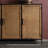 Modern Simple Rattan Iron Sideboard