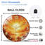 Horloge murale 12 po Golden Sunset