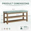 Banc de rangement avec coussin Mid-Century-534129348