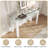 Aral 47.2'' Glass Top Console Table-426106218