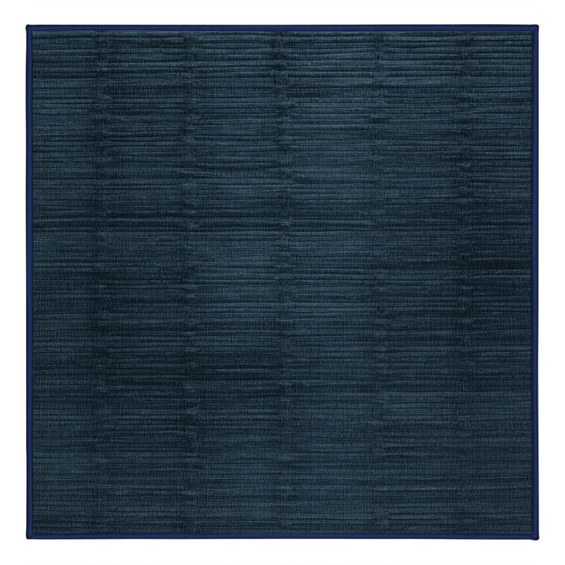 Tapis gris uni lavable à la machine, Carré 4 pi