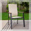 Fauteuil de patio empilable en aluminium Alyah-108288560