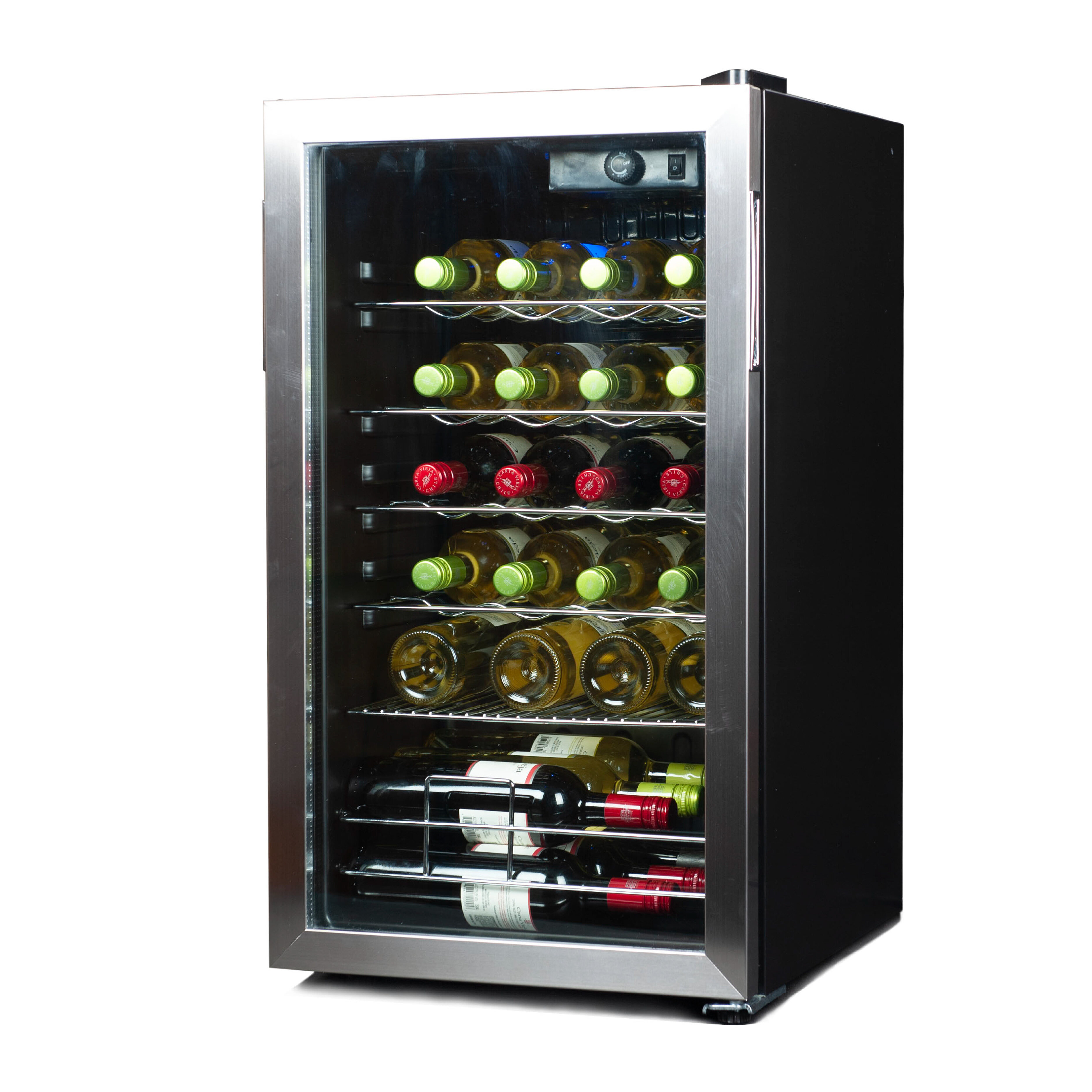 Black + Decker BLACK+DECKER 17.5'' 26 Bottle Single Zone Freestanding Wine  Refrigerator & Reviews