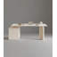 Bureau de table en bois fritté blanc clair de luxe clair avec armoire-1847058812