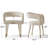 Hennigan Textured Fabric Dining Armchairs -1464132007