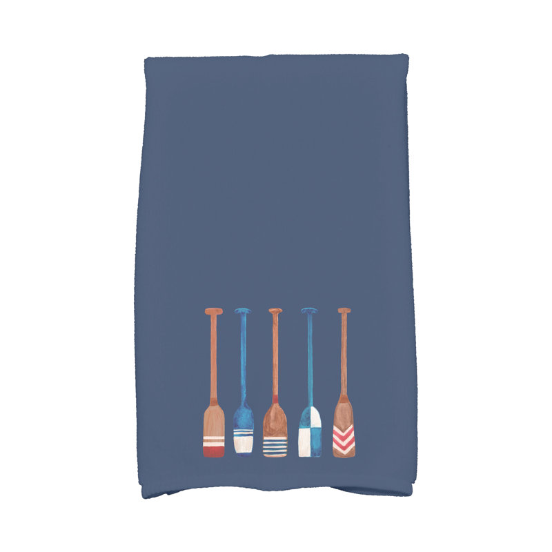 Lingebach Tea Towel Kitchen Towel, Navy Blue