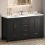 Armoire de meuble-lavabo durable en MDF de style moderne pour salle de bain
