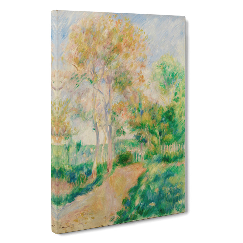 Autumn Landscape by Pierre-Auguste Renoir - Wrapped Canvas Painting, 50cm H x 35cm W x 3cm D