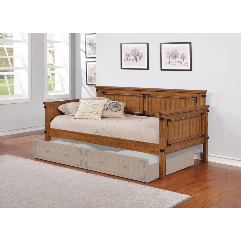 Ketil Wood Twin Daybed Rustic Honey
